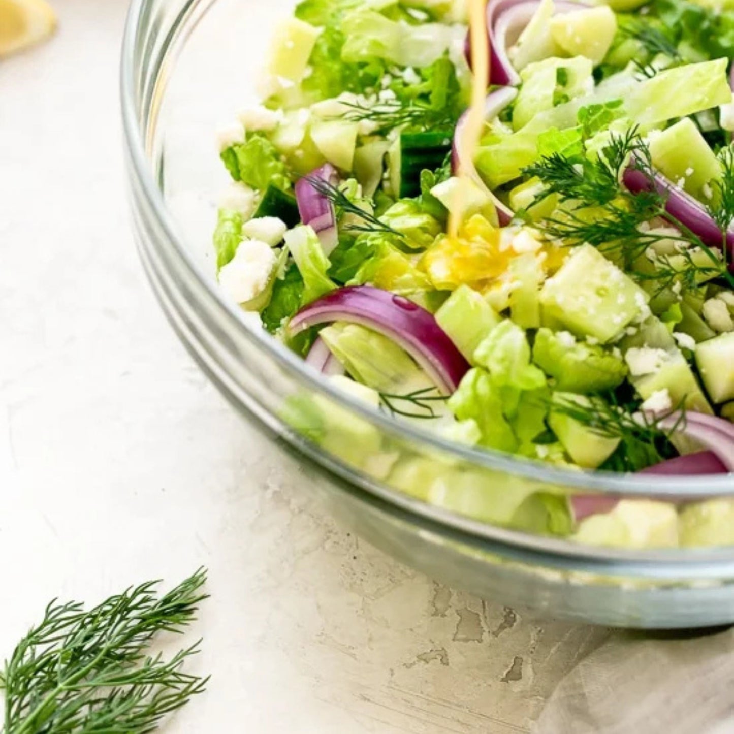 Little Green Salad with Lemon Vinaigrette