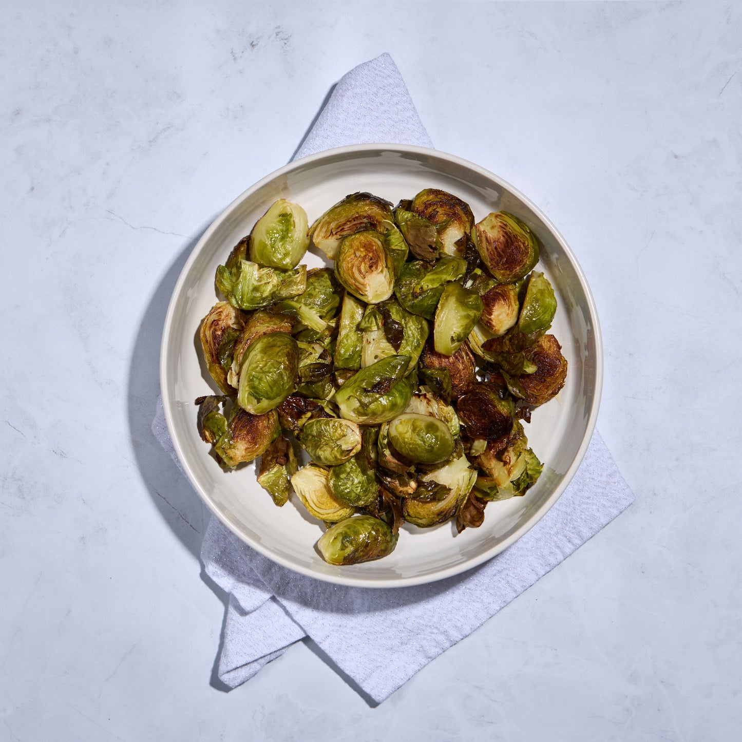 Maple-Balsamic Brussels Sprouts (Serves 4-6)
