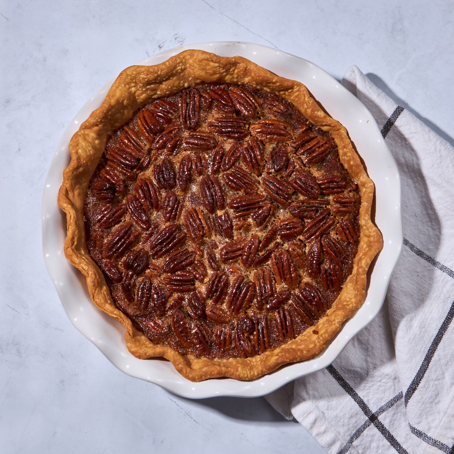 9" Brown Butter Bourbon Pecan Pie