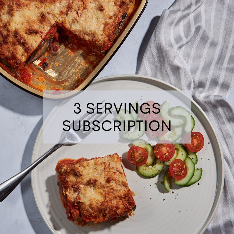 FAMILY-STYLE MEALS WEEKLY SUBSCRIPTION (SAVE 5%) - 3 Servings