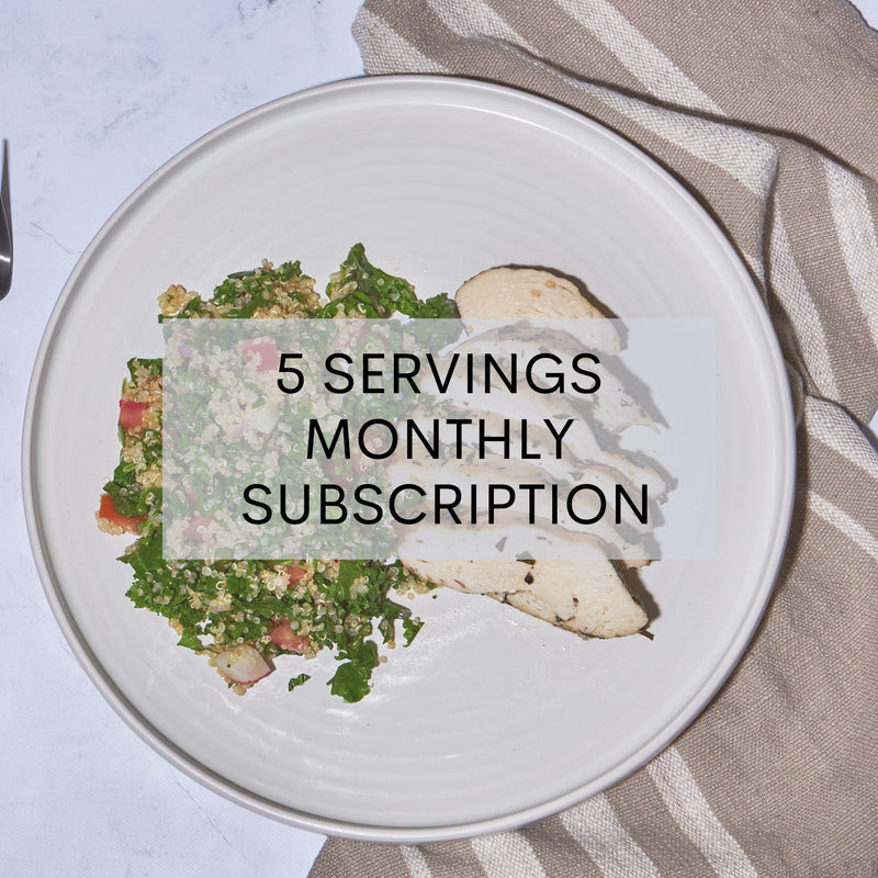FAMILY-STYLE MEALS MONTHLY SUBSCRIPTION (SAVE 10%) - 5 Servings