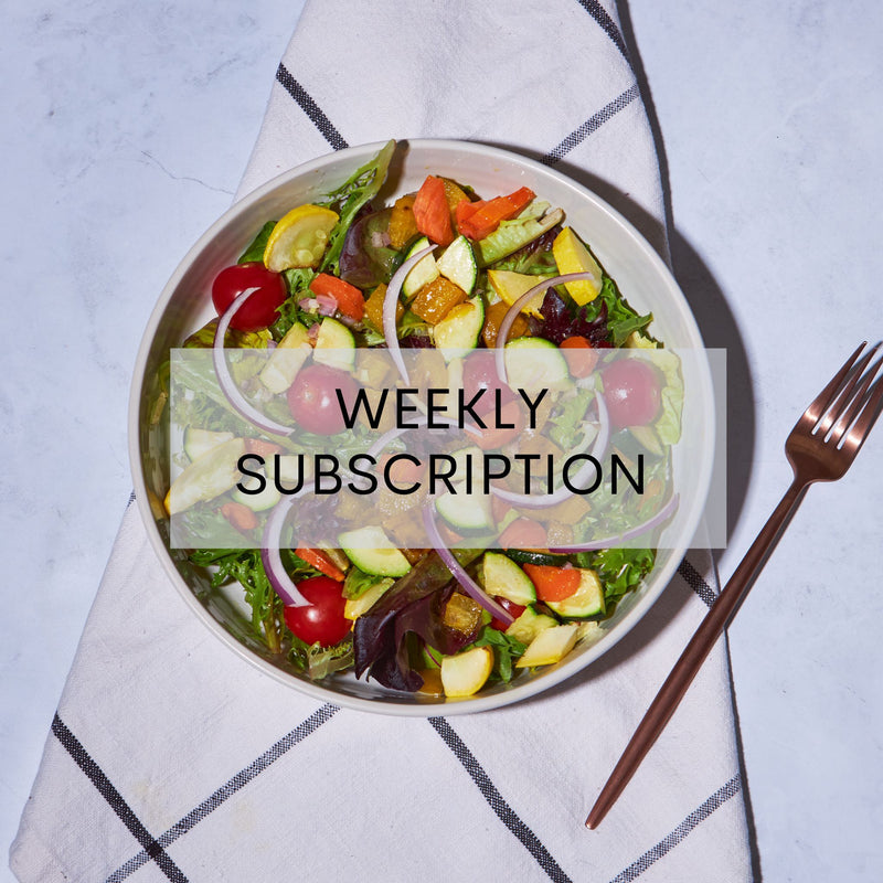 5 INDIVIDUAL MEALS - WEEKLY SUBSCRIPTION (SAVE 5%)