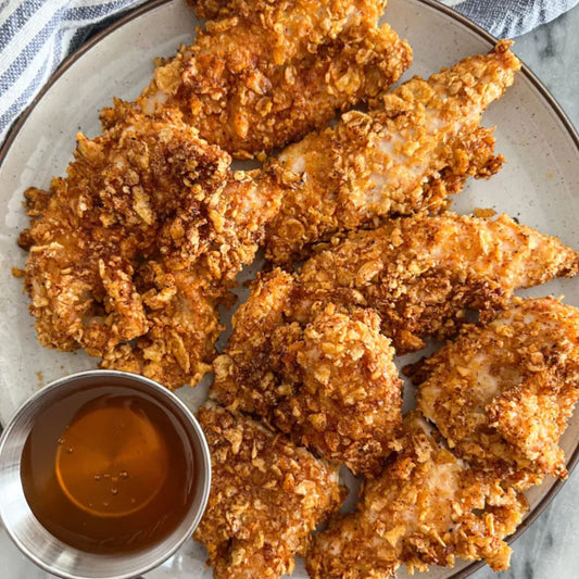 Baked Crusted Cornflake Chicken Tenders