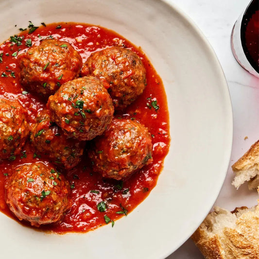 Italian Meatballs with Marinara Sauce