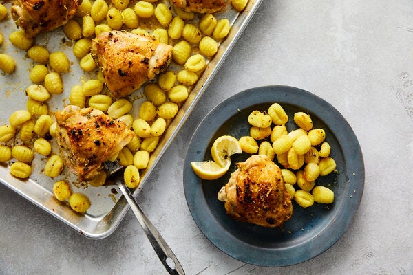 ROSEMARY GARLIC ROASTED CHICKEN + GNOCCHI WITH BROWN BUTTER (Individual Serving)