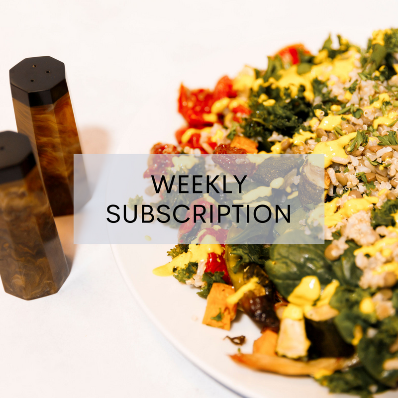 3 INDIVIDUAL MEALS - WEEKLY SUBSCRIPTION (SAVE 5%)