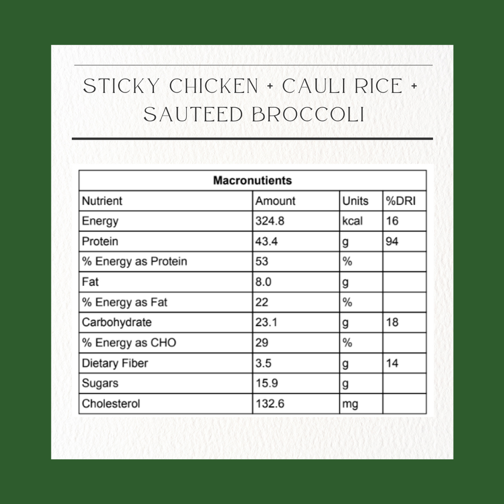 STICKY CHICKEN BOWL (3 Servings)
