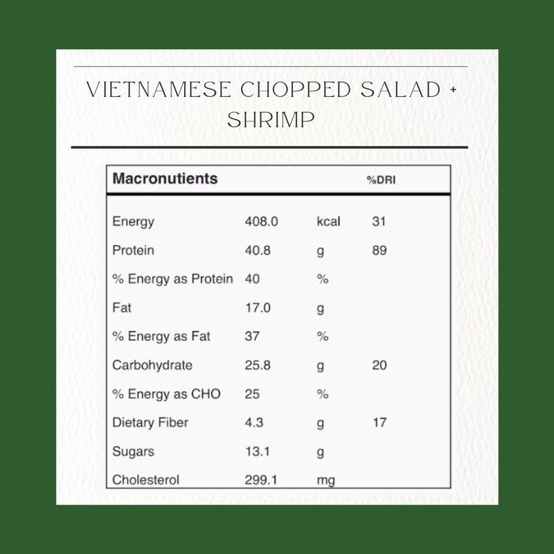 VIETNAMESE CHOPPED SALAD (5 Servings)