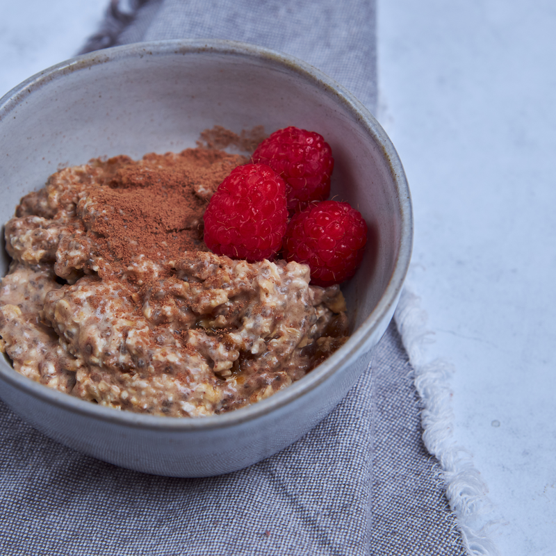 CHOCOLATE CINNAMON OVERNIGHT OATS (Individual Serving Size)