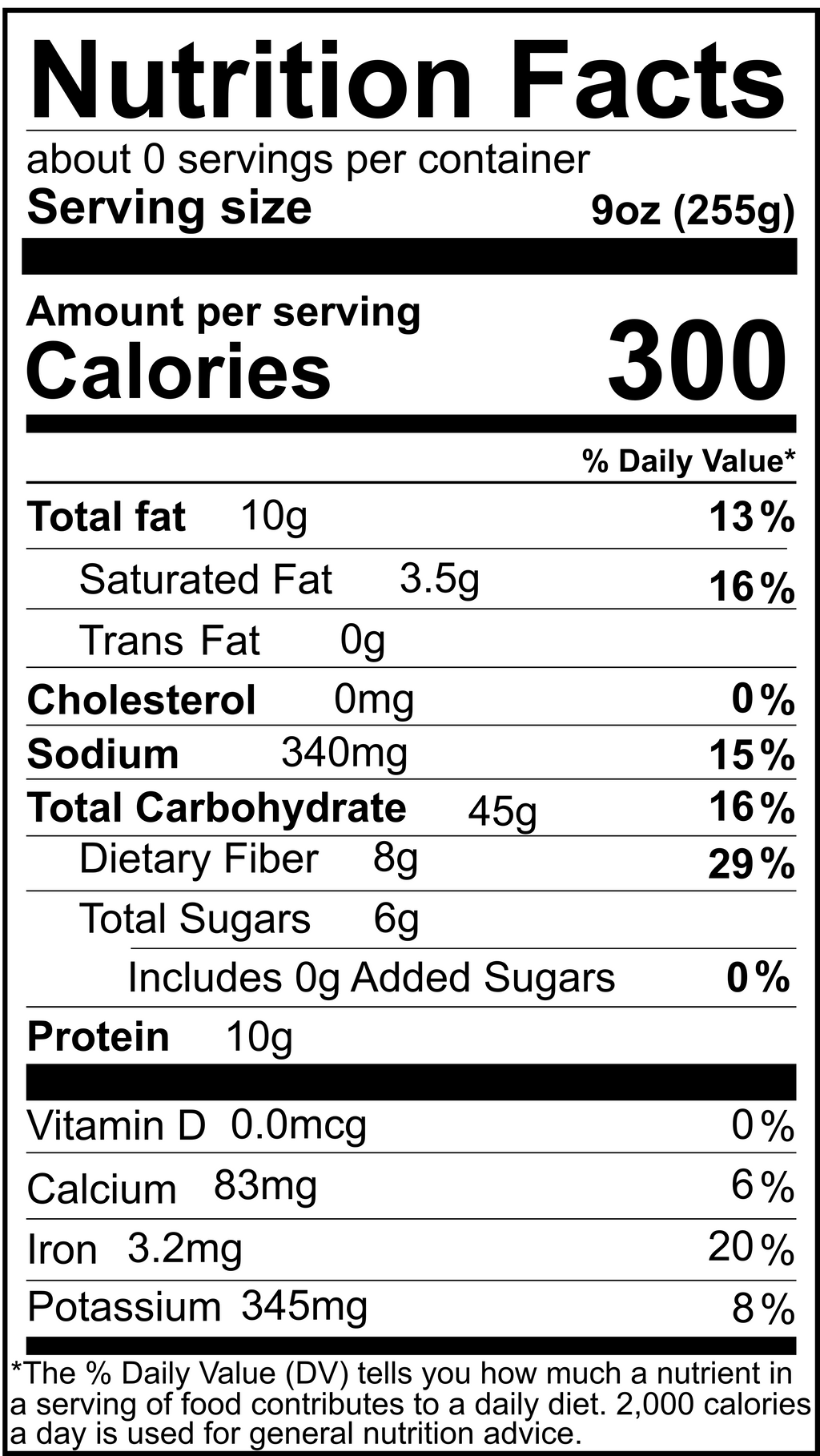 CHANA MASALA (5 Servings)